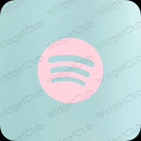 Estetické ikony aplikací Spotify