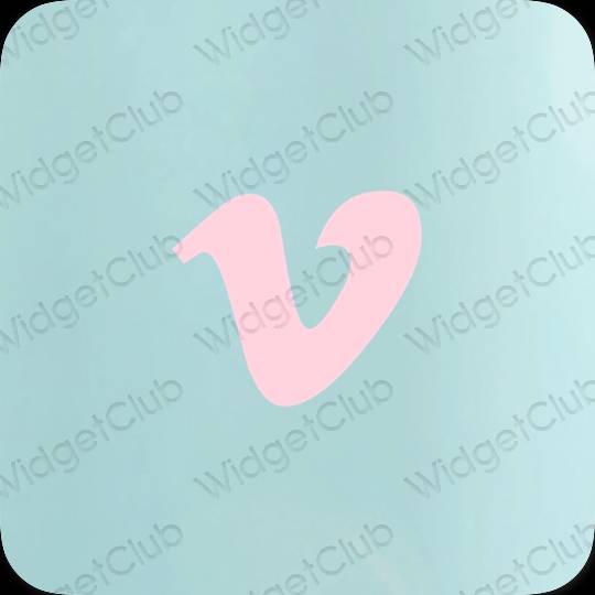 រូបតំណាងកម្មវិធី Vimeo សោភ័ណភាព