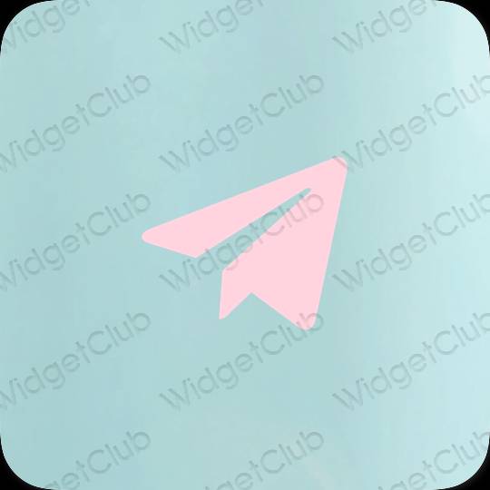 Aesthetic Telegram app icons