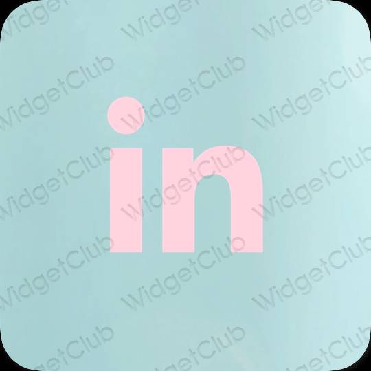 Linkedin おしゃれアイコン画像素材