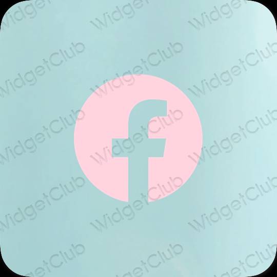 Estetické ikony aplikací Facebook