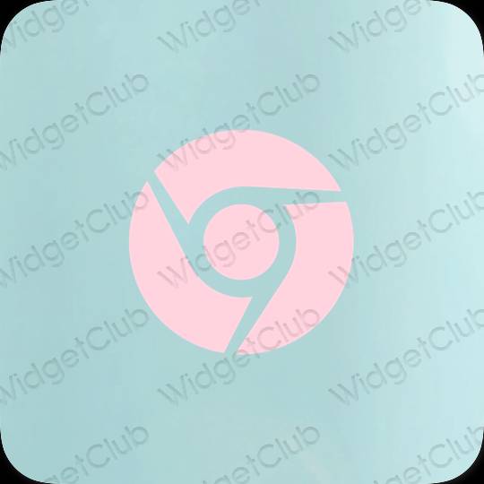Aesthetic Chrome app icons