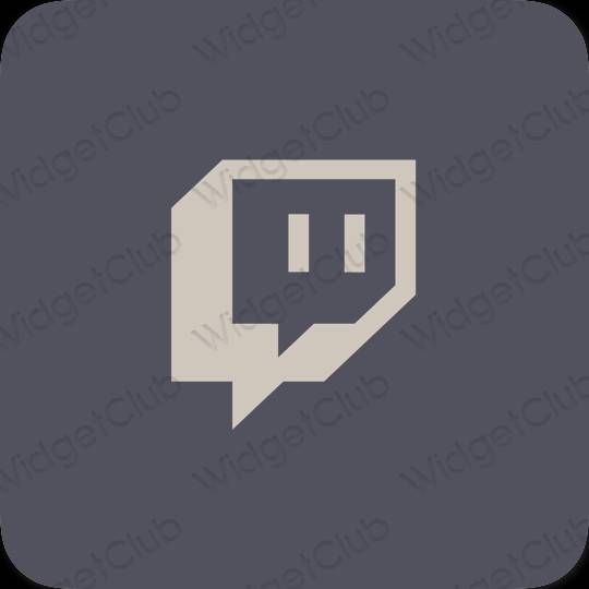 Aesthetic Twitch app icons