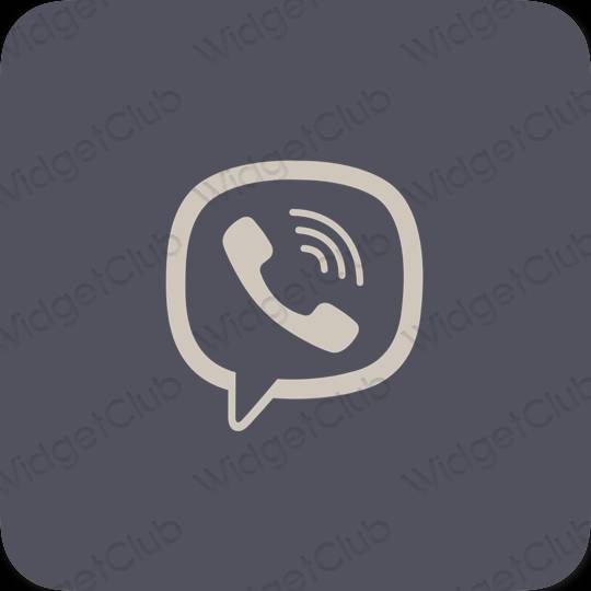 Estetické ikony aplikácií Viber