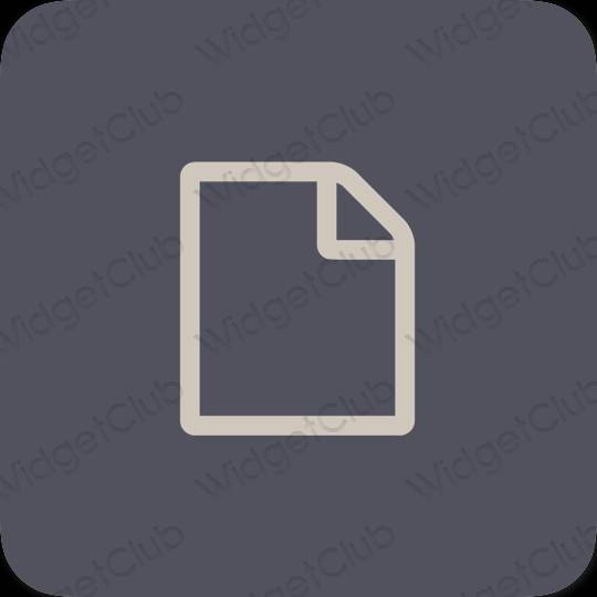 Естетске Notes иконе апликација