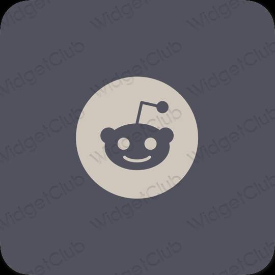 Estética Reddit ícones de aplicativos