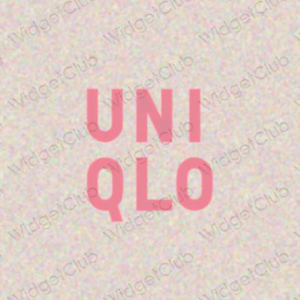 Æstetiske UNIQLO app-ikoner