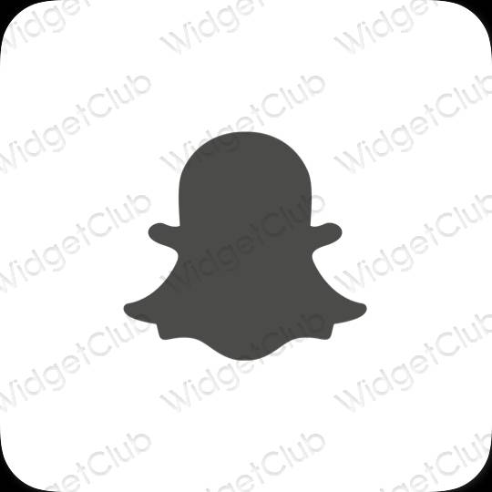 جمالية snapchat أيقونات التطبيقات