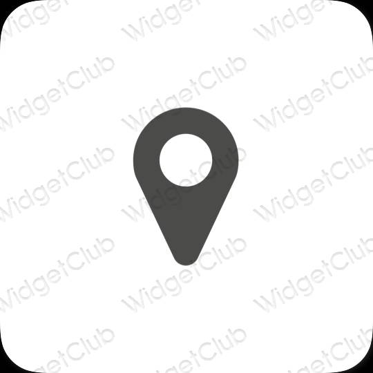 Icone delle app Google Map estetiche