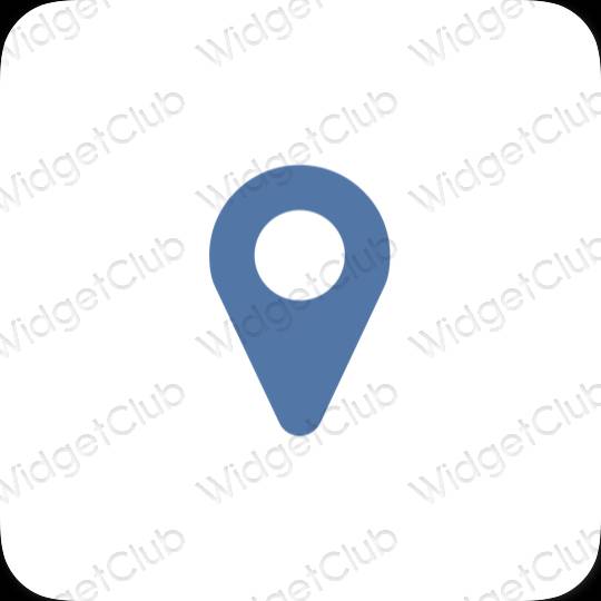 Esthetische Map app-pictogrammen