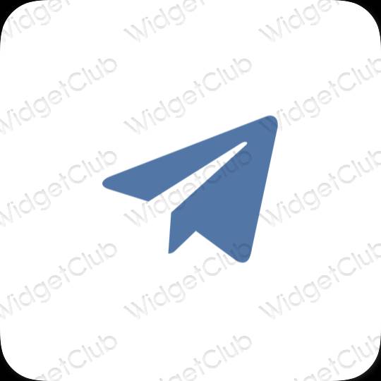 ესთეტიკური Telegram აპლიკაციის ხატები