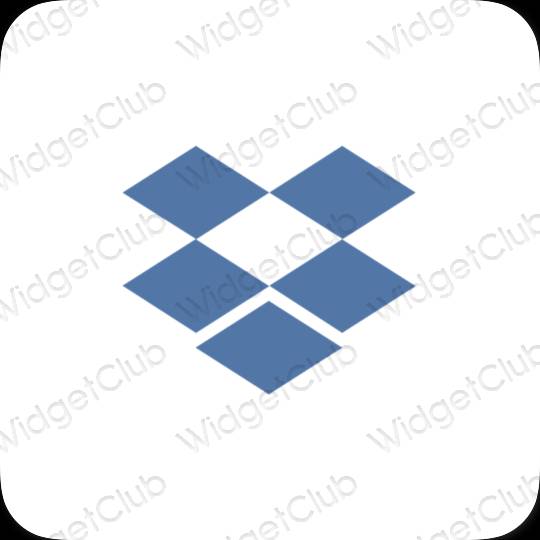 Estetske Dropbox ikone aplikacij