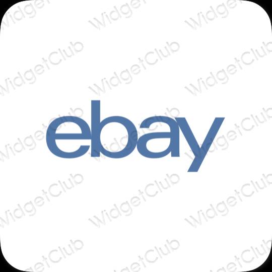 Esztétikus eBay alkalmazásikonok