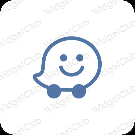 Αισθητικά Waze εικονίδια εφαρμογής
