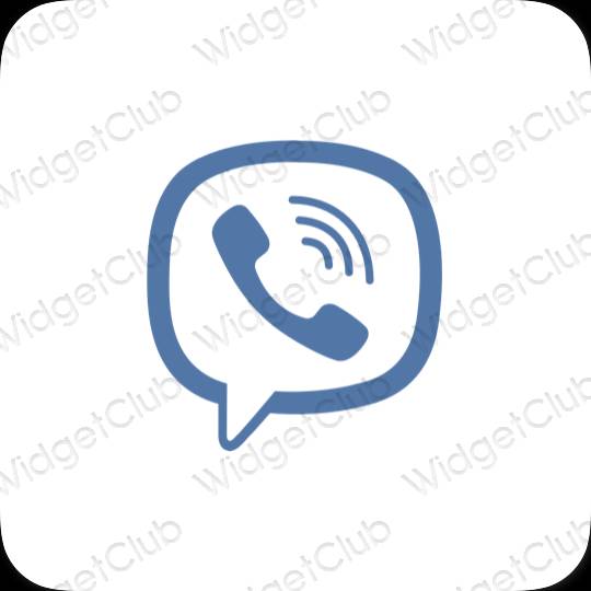 Estetik Viber uygulama simgeleri