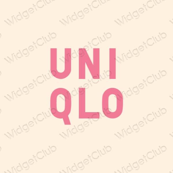 Estetické ikony aplikací UNIQLO