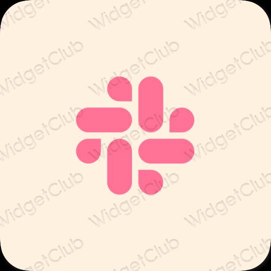 ベージュ Slack おしゃれアイコン画像素材