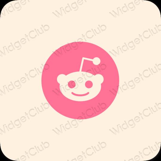 ესთეტიკური Reddit აპლიკაციის ხატები
