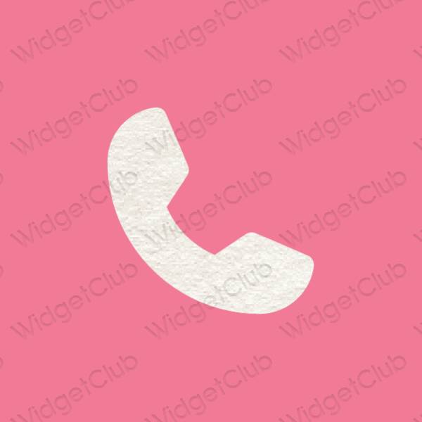审美的 紫色的 Phone 应用程序图标