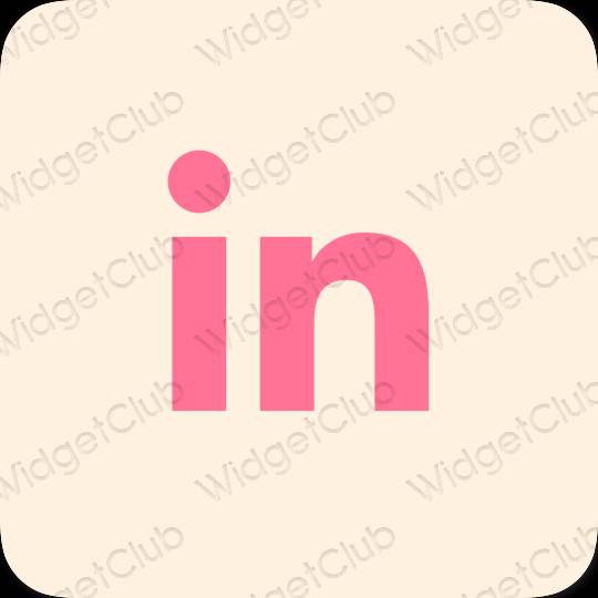 Icone delle app Linkedin estetiche