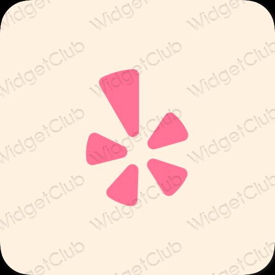 រូបតំណាងកម្មវិធី Yelp សោភ័ណភាព