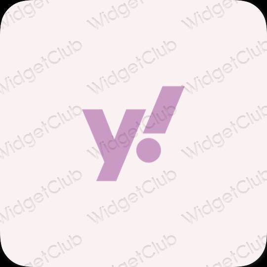 ესთეტიკური Yahoo! აპლიკაციის ხატები