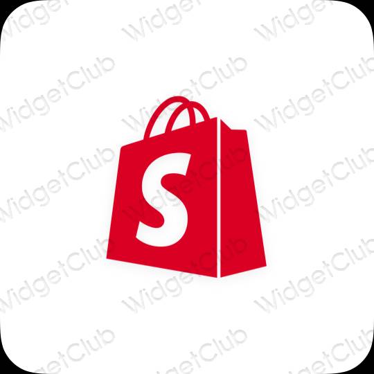Aesthetic Shopify app icons