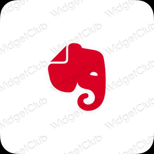 Ikon apl Evernote Estetik