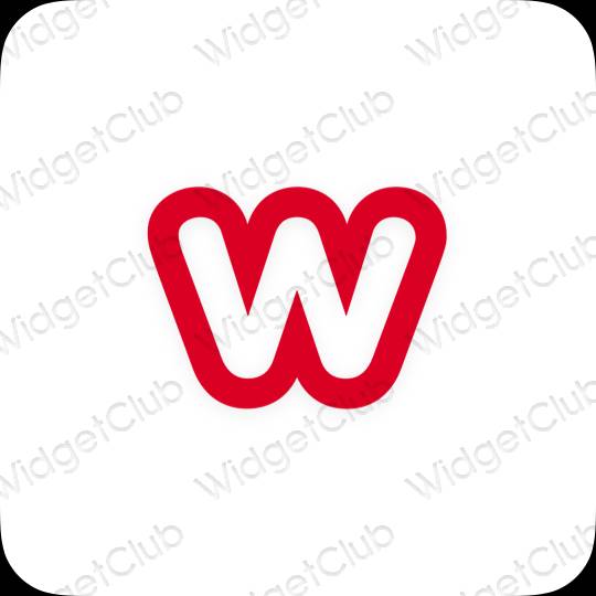 Ästhetische Weebly App-Symbole