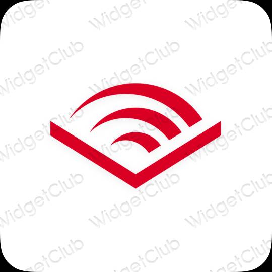جمالية Audible أيقونات التطبيقات