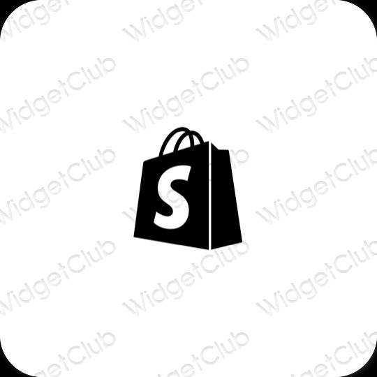 Aesthetic Shopify app icons