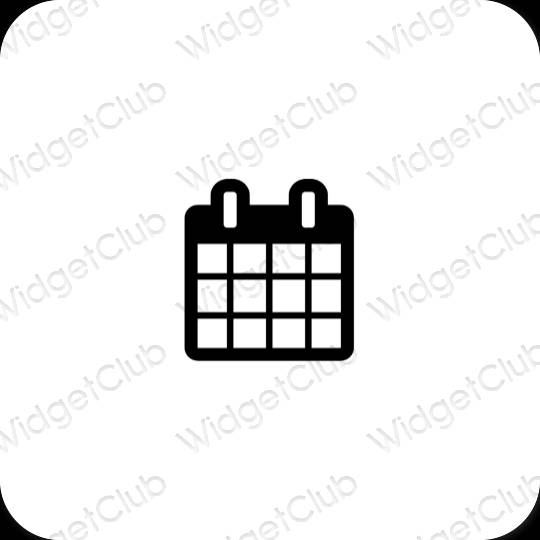 جمالية Calendar أيقونات التطبيقات