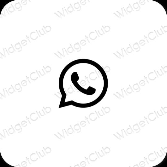 Estetické ikony aplikácií WhatsApp