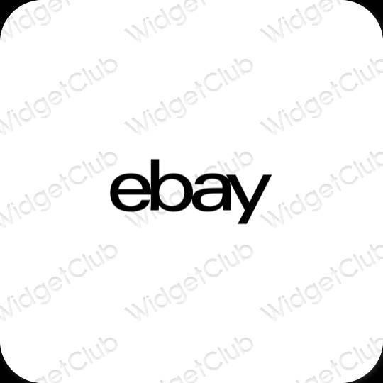 Aesthetic eBay app icons