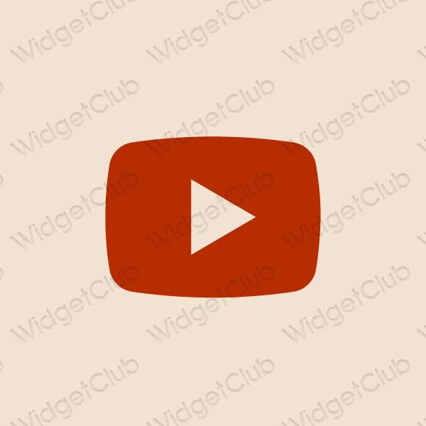 ესთეტიკური Youtube აპლიკაციის ხატები