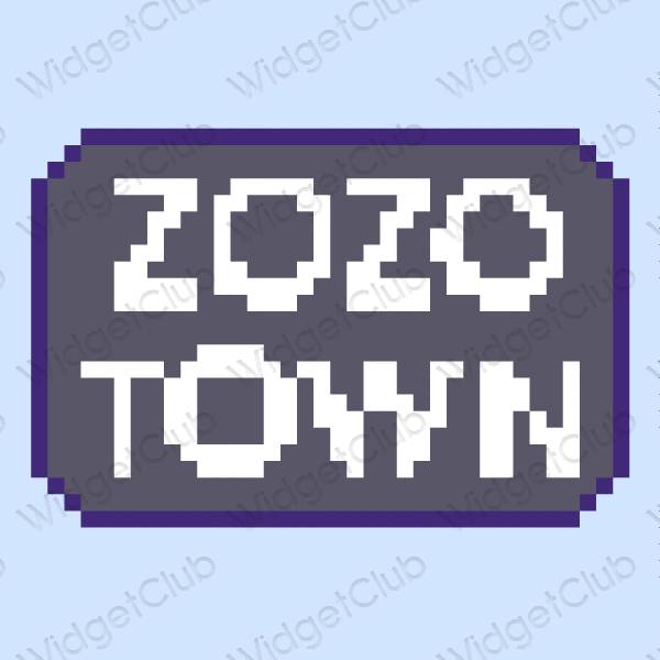 Stijlvol paars ZOZOTOWN app-pictogrammen