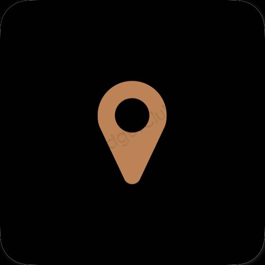 Icone delle app Map estetiche