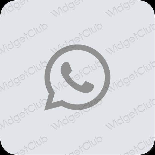 Aesthetic WhatsApp app icons