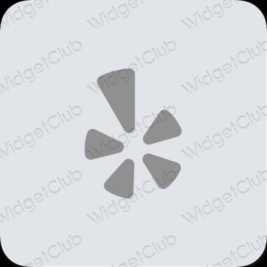 نمادهای برنامه زیباشناسی Yelp