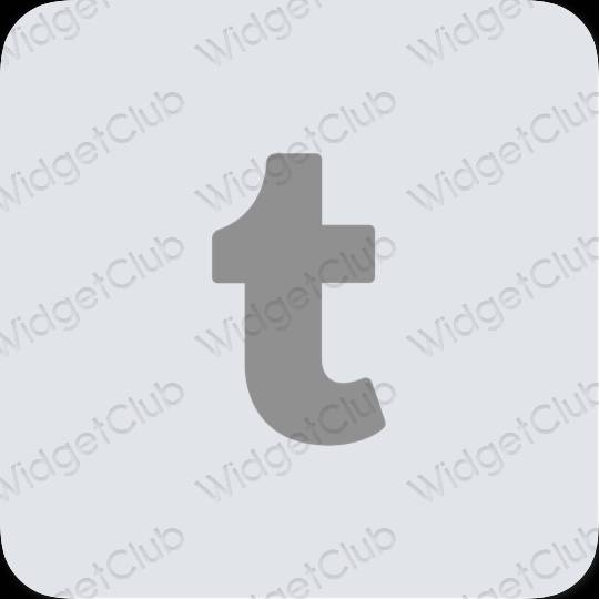Icônes d'application Tumblr esthétiques
