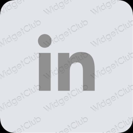 Esztétikus Linkedin alkalmazásikonok