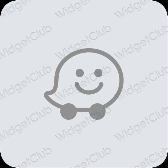 Αισθητικά Waze εικονίδια εφαρμογής