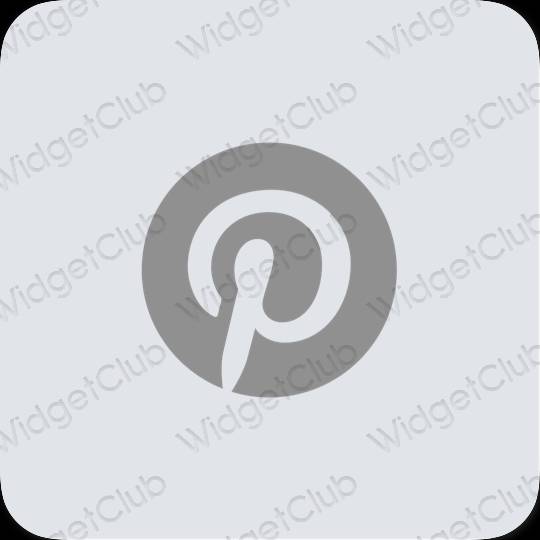 Эстетические Pinterest значки приложений