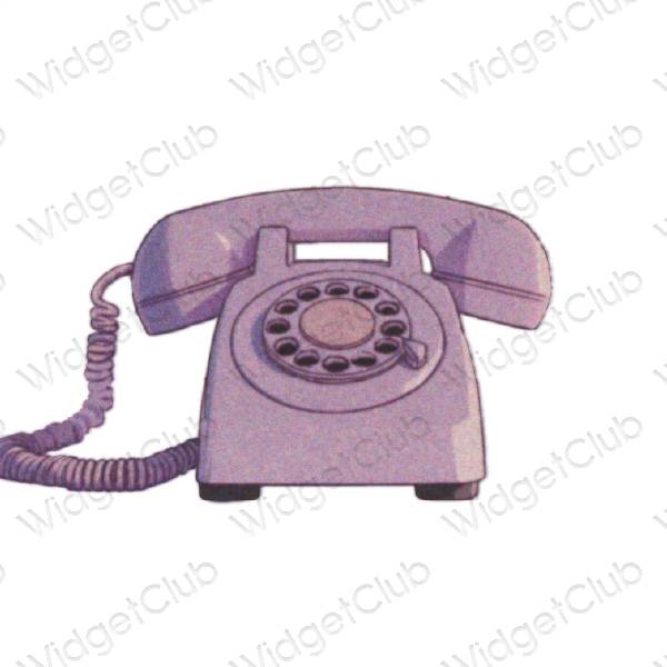 ესთეტიკური Phone აპლიკაციის ხატები