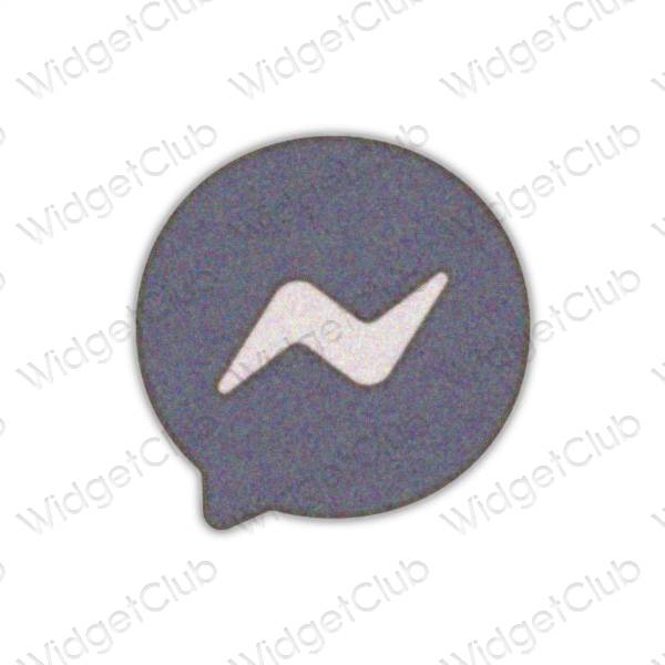 ესთეტიკური Messenger აპლიკაციის ხატები