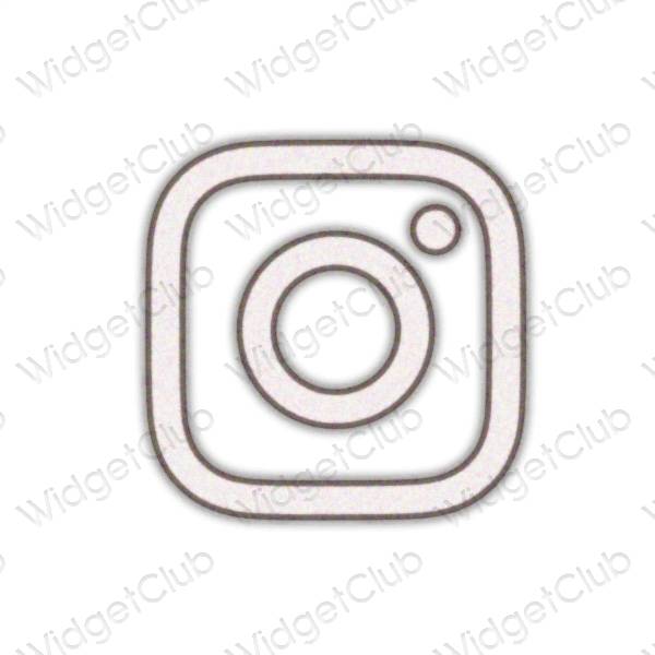ესთეტიკური Instagram აპლიკაციის ხატები