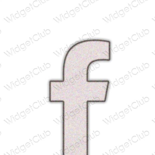 ესთეტიკური Facebook აპლიკაციის ხატები