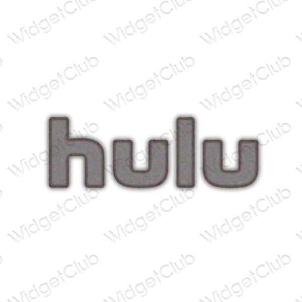 ესთეტიკური hulu აპლიკაციის ხატები