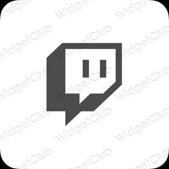 Aesthetic Twitch app icons