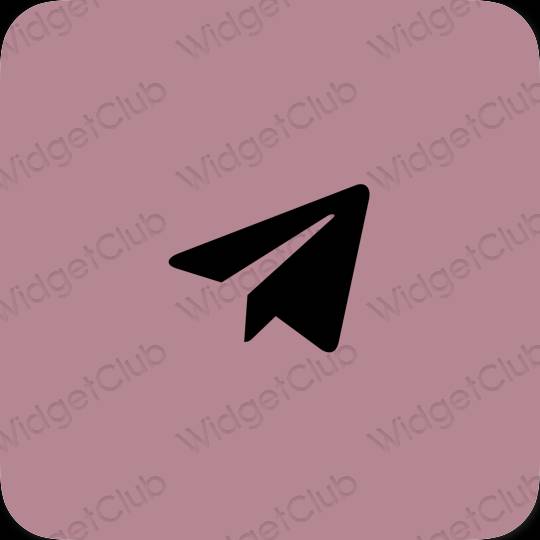 ესთეტიკური Telegram აპლიკაციის ხატები